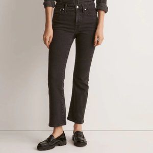 Madewell Kick Out Jeans - Black Fade